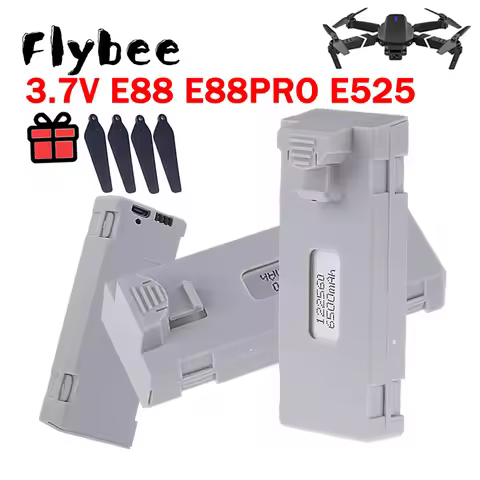 3.7V 6500mah Lipo Battery an Charger For E88 E88PRO E99 Ls-E525 E525 PRO Mini Drone RC Quadcopter Sp