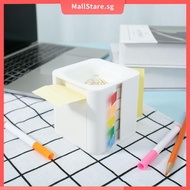 Note Dispenser Plastic Sticky Note Holder Desktop Sticky Note Pad Holder White Sticky Note Container