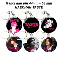 Nct dream HAECHAN album TASTE pin and hook keychain keychain cute