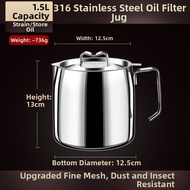 SHANNAIER | 316 Stainless Steel Oil Filter Container