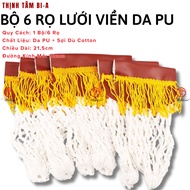 [THỊNH TÂM] Bộ 6 Rọ Lưới Bida Lỗ Rọ Lỗ Tai Da cho Bàn Bi-a Pool