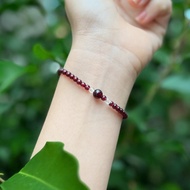 Lucky Garnet Bracelet 3.5mm Compatible with Fire and Earth Elements