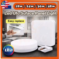 LED UFO Surface Light 18W/24W/36W/48W 6500K Daylight lampu led light surface panel light plug-and-pl