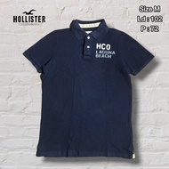 Kaos Polo Shirt Hollister California Navy Original Second Preloved