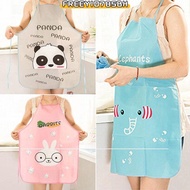FREEYIO785BH Kitchen Cleaning Apron, PVC Oil Resistant Chef Apron, Unisex Waterproof Sleeveless Cook