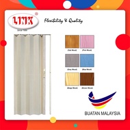31" / 35” x 82" Link PINTU LIPAT PVC / PVC FOLDING DOOR  / PINTU Tandas / Toilet Door /  Pintu Plastic