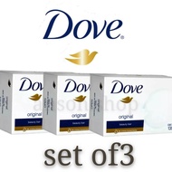 ( SET OF 3 ) Dove Original Beauty Bar Soap 135g