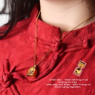 Buddha necklace of the 12 zodiac animals - Fortune necklace - Comes with a luxurious brocade box - 佛