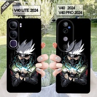 Vivo V40 case and Vivo V40 Pro case and Vivo V40 Lite case _Clear Black Flexible Silicone case