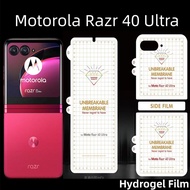 Motorola Razr 60 Ultra 50 Ultra Hydrogel Film Screen Protector for Motorola Razr 40 Ultra 5G Soft Fr