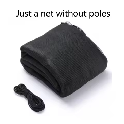 Just a net without poles，Universal Trampoline Safety Net – Replacement Inner Enclosure for 6/10/12/1