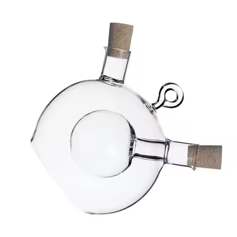 Creative Double Ball Oil Dispenser Vinegar Soy Sauce Bottle Sauce Bottle for Kitchen Restaurant