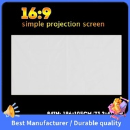 【NEW】Portable Projector Screen Curtain Projector Curtain Anti-Light  Projector Screen for Movie Open