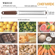 CHEFMADE Nướng Bằng Thép Không Gỉ Planer Lemon Planer Dây Cleaner Planer Dụng Cụ Làm Bánh Trái Cây-R