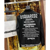 Dsquared2 Men's WindJacket Premium 2-Layer Back Letter - DSQ2 bomber Jacket Back Letter Hot Hit 2024