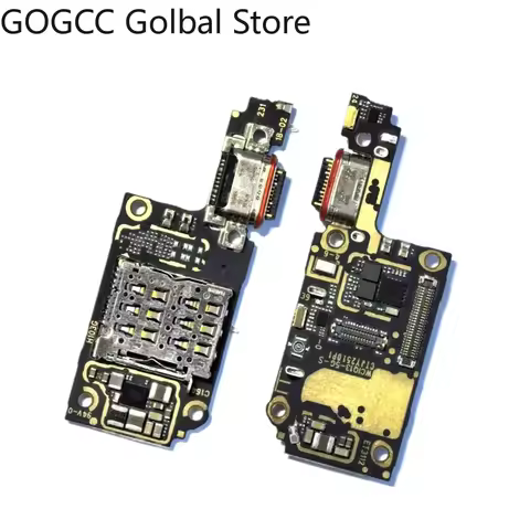 Repair For iQOO 13 / V2408A I2401 USB Charging Port Dock Microphone SIM Card Slot Reader Board Flex