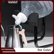 Iron Drinking Water Gallon Rack Plus Manual Dispenser Faucet Rust-Resistant Gallon Stand Le Minerale