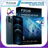 ฟิล์มไฮโดรเจล โฟกัส แบบใส iPhone 15 / 14 / 13 / 12 / mini / 11 / Pro max / X Xs / XR / max / 7 / 8 / 6 / 6s / SE 3 2022 2020 plus focus hydroplus hydrogel film ฟิล์ม