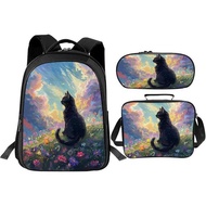 H3051 Generation Shipping Universal Backpack School Bag 3-Piece Set Back