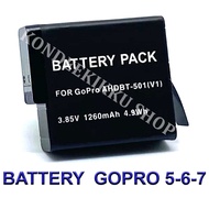 GoPro HERO7 Black / GoPro HERO6 Black / GoPro HERO5 Black / GoPro HERO 2018 แบตเตอรี่สำหรับกล้องโกโปร Replacement Battery For GoPro5,GoPro6,GoPro7,GoPro HERO 2018 BY KONDEEKIKKU SHOP