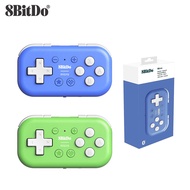 8Bitdo Micro Bluetooth Gamepad Pocket-sized Mini Game Controller for Switch, Android, and Raspberry 