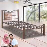 Florida Super-Base Extra-Base Single Metal Bed / Single Bed / Bedframe / Katil Besi / Tidur Katil Si