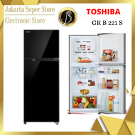 KULKAS TOSHIBA GR-B 221 S / 2 PINTU 181 L INVERTER