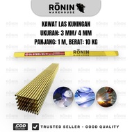 GLSTEEL GL-X Kawat Las Kuningan 10kg 3 4 mm Panjang 1 meter Welding