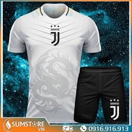 [HCM]Áo Juventus Stream Trắng Độc Lạ Đẹp - Áo Bóng Đá Thun Thái Cao Cấp 2020