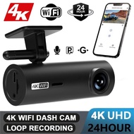 3840*2160P Car Dvr Dashcam 4K Dash Cam For Cars Drive Video Recorder Front Camera WiFi Vehicle Suppl