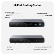 DOCK HUB HYPERDRIVE THUNDERBOLT 4 STATION WITH 135W POWER CHARGER + THUNDERBOLT 4 CABLE (2.3FT/0.7M)