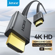Jasoz 4K HDMI Cable สาย HDMI to HDMI ชายไปชาย 2.0 สาย พร้อม 3D สำหรับ ต่อเข้าคอม 4k ของแท้ สายอากาศทีวี Cable for สายเชื่อมต่อTV สายทีวี Monitor