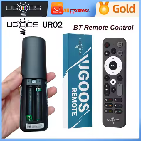 Original UGOOS UR02 BT Voice Remote Control Replacement for Ugoos SK1 TOX1 TOX3 AM6 AM8 AM6B PLUS X4