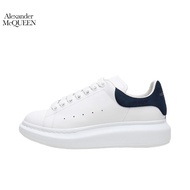 Alexander McQueen รองเท้าผ้าใบ รองเท้าผ้าใบ รองเท้าวิ่งผู้ชายและผู้หญิง - หางสีน้ำเงิน