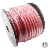 TS High Quality Car Horn Power Cord 2GA 4GA 6GA 8GA 10GA Subwoofer Speaker Horn Cable Copper Clad Al