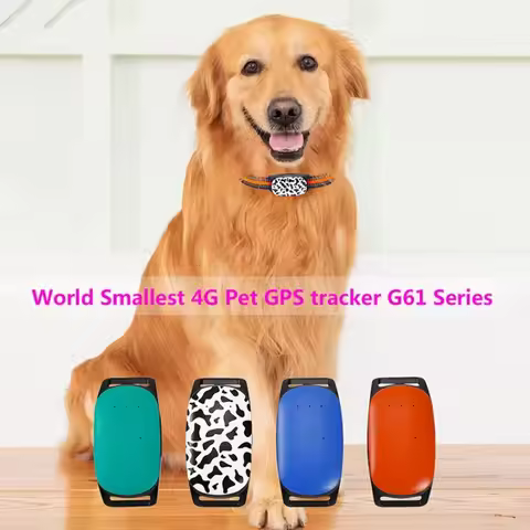 Dog Leash GPS Tracker Waterproof Global Positioning System Smart Pet Activity Monitor, Unlimited Ran