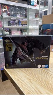 全新 連初回特典 Bandai S.H.Monsterarts SHM Nargacuga MH Monster Hunter 魔物獵人 月迅龍