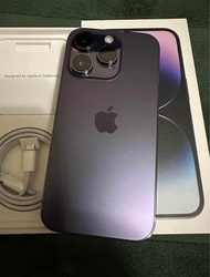 自用機  低價出 iPhone 14Pro Max 256G 暗夜紫  功能正常 配件齊全  急出！！！
