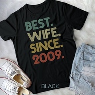 10Th Wedding Anniversary Gift Wife Since 2009 Christmas Unisex T-Shirt