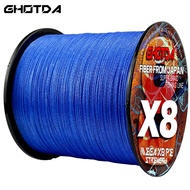 GHOTDA X8 Quality Braid Line Lure Fishing Line Orignal Hight Grade PE Line 8 Strands Braid for Vario