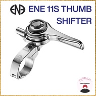 DIA-COMPE Ene Ciclo 11S Thumb Shifter Silver Right Only(Compatible with Shimano/Campagnolo 11-Speed)