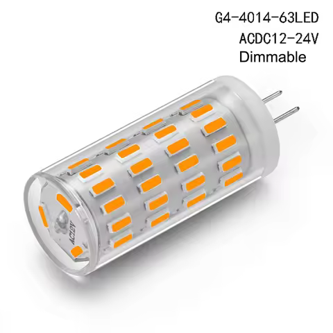 5PCS AC DC 12V 24V Dimmable LED Lamp G4 G9 E14 BA15S BA15D 5W LED Candle Lights Replace 50W Halogen 