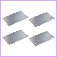 Nail Plates 4 Piece 5x8 Inch Self Nailing Steel Wooden Stud Protector Shield for Central Vacuum Duct