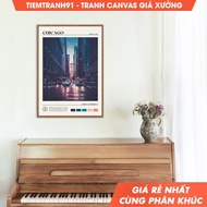 Wall paintings, Oil Paint, Chicago Wall Art, Chicago Poster, Chicago Photo, Chicago Wall Decor, Illi