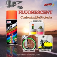 400ML ANCHOR FLUORESCENT AEROSOL PAINT & 400ML ANCHOR PRIMER (64 FLAT WHITE)