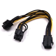 Kabel 6-pin PCI Express to 2x PCIe 8 (6+2) Graphics Card PCI-e GPU VGA