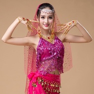 2026 New Style Belly Dance Top Bra Sequined Sling Indian Dance Costume Adult Tops Sexy Female yy-04