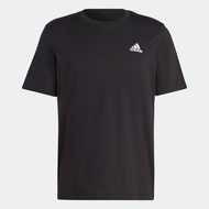 adidas Lifestyle Essentials Single Jersey Embroidered Small Logo Tee Men Black IC9282