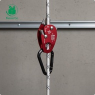 Kesoto Safety Rope Lock with Aviation Aluminum Fall Arrester Climbing Device for Outdoor Rope Access