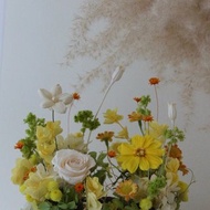 【設計款花盅】燭台式花園 小骨灰罐 寵物骨灰花盅 寵物花園